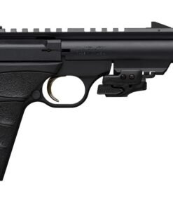Browning Buck Mark Black Label 22LR Suppressor Ready Rimfire Pistol with Crimson Trace Laser