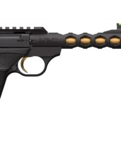 Browning Buck Mark Plus Vision 22LR Black/Gold Suppressor Ready Rimfire Pistol